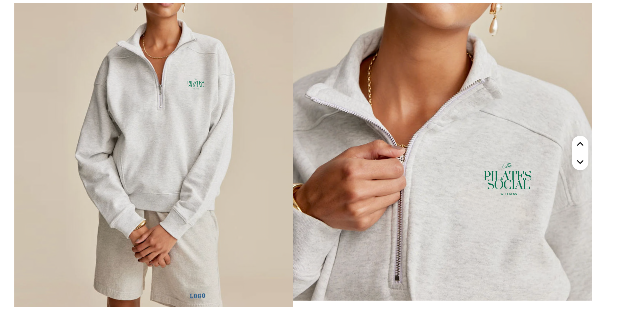Pilates Social Quarter Zip